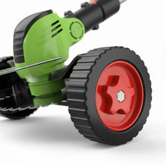 Virdena cordless 3-in-1 grass trimmer, brush cutter, and lawn edger with lightweight design and adjustable handle for versatile yard work.